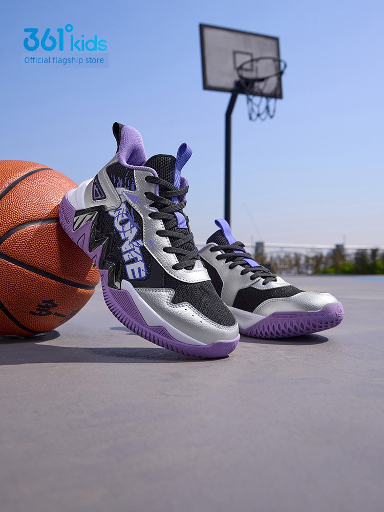 361 Kidsren's Shoes, Boys' Sports Shoes, Kidsren's Basketball Shoes, Summer New Mesh Breathable Youth Shoes