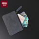 Japanese imported printless MUJ fur coin wallet men's large-capacity certificate bag storage card bag storage bag new year