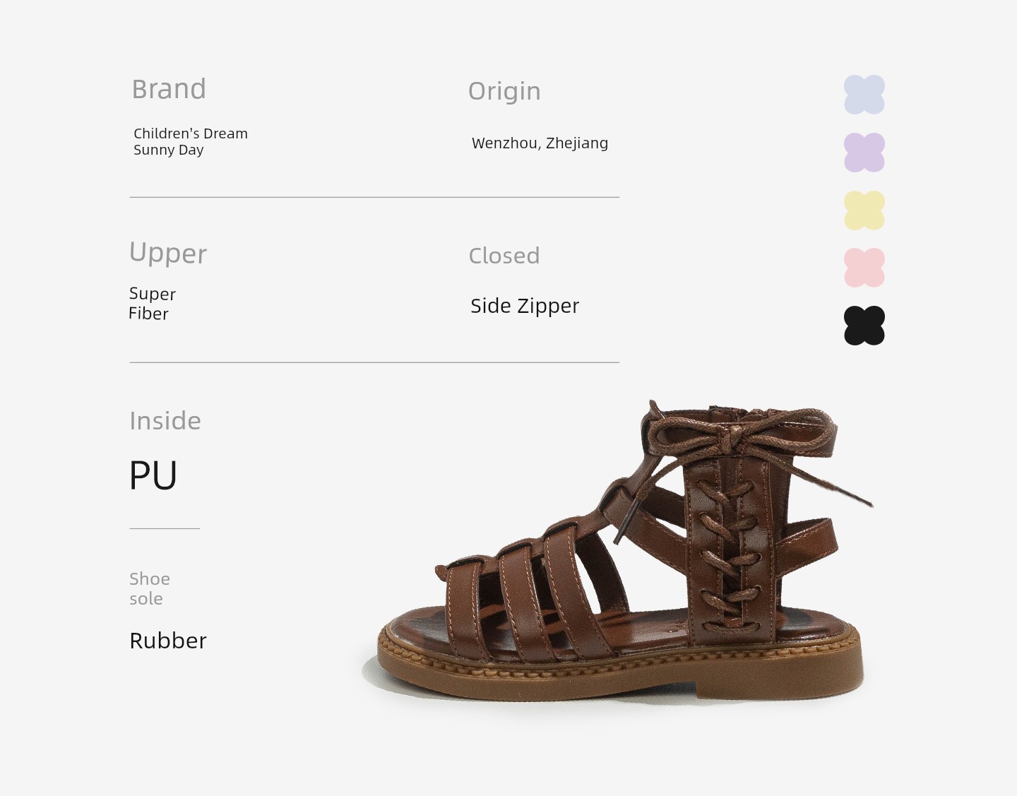 Girls' Sandals, Kidsren's Roman Shoes, 2026 New Models, Soft-Soled Shoes for Middle and Large Kidsren, Summer Shoes for Girls, Summer Shoes for Girls — 19
