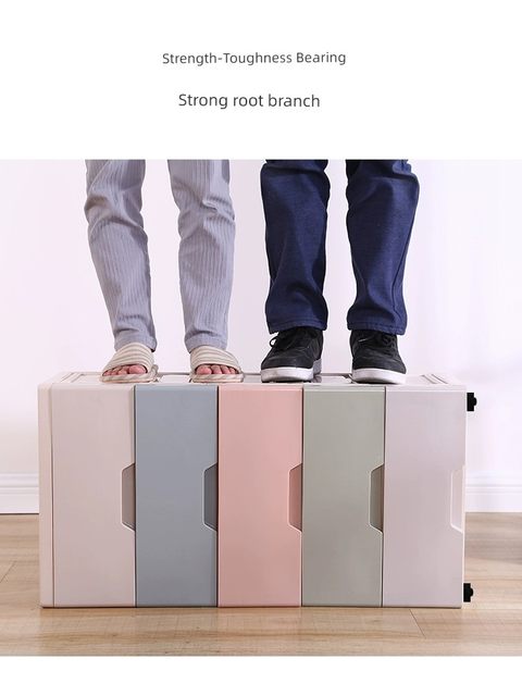 42cm drawer storage cabinet storage cabinet household kitchen storage rack bathroom plastic bedside table storage box