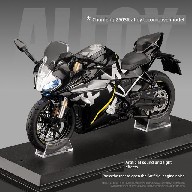 Spring breeze 250SR motorcycle model alloy simulation motorcycle boy gift Valentine's holiday collection ornaments