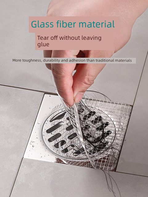 Bathroom hair filter hair blocking net bathroom sewer filter insect floor drain patch anti-odor prevention hair anti-worm prevention
