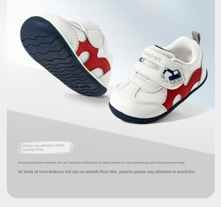 Muttong Baby Thin-Soled Pre-Walking Shoes 2026 Spring and Autumn New Model for 6-18 Months Baby Girls and Boys Soft-Soled Walking Shoes — 20