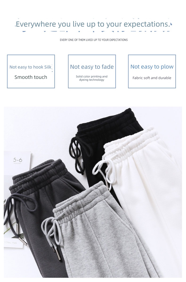 Spring and Autumn radish little chap leisure time grey Sports pants