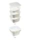 Frost Mountain drain basket set multi-layer microwave oven household rice basket filter water living room kitchen fruit washing basin
