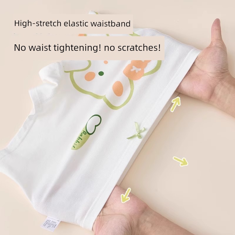 100% Cotton Baby and Children's Underwear, Girls' Boxer Shorts, Pure Cotton, Summer Thin Style, Baby-Friendly, Does Not Pinch the Bottom — 5