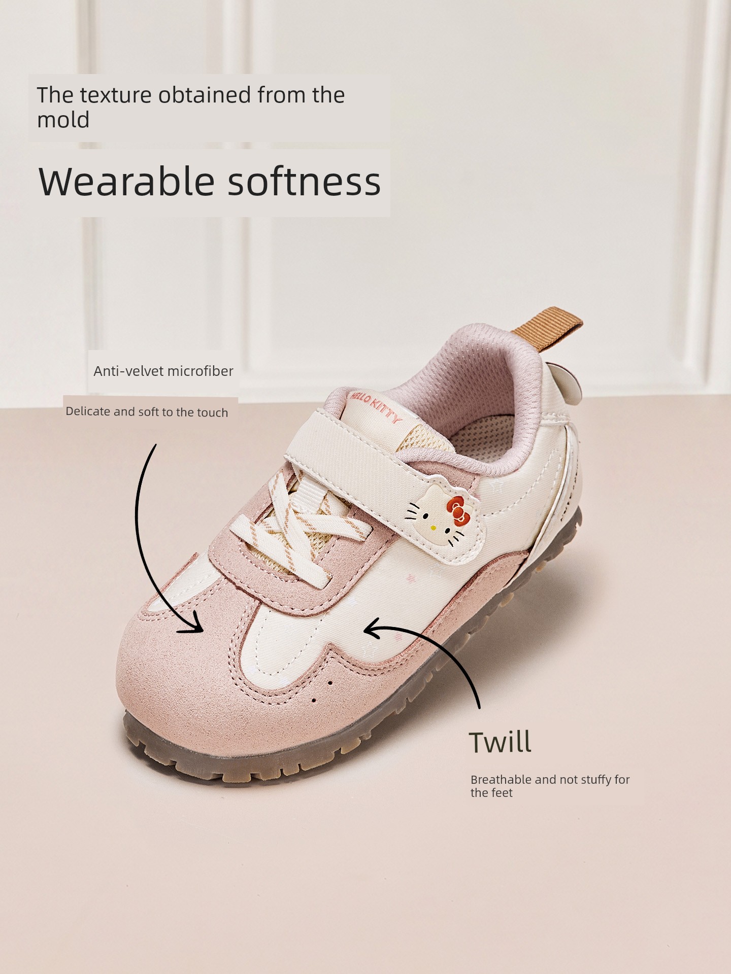 Hellokitty Collaboration with David Bella Children's Shoes Sneakers German Training Shoes 2026 New Autumn Shoes for Girls