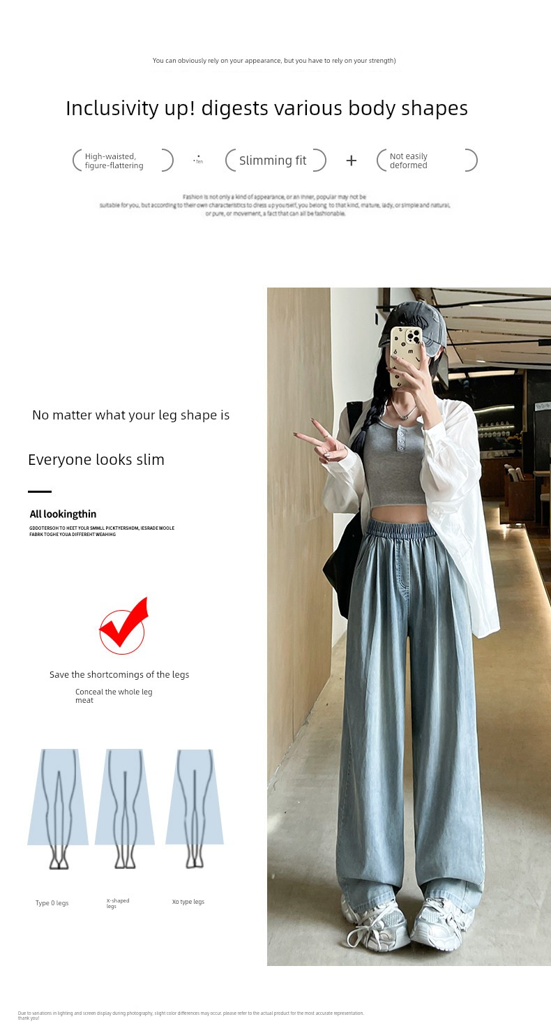 Girls' Jeans Autumn 2026 New Style Children's Straight Wide-Leg Pants for Older Girls Long Pants Spring and Autumn Pants for Middle School Students — 14
