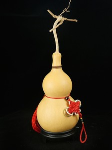 Natural Opening Decoration with Faucet Crafts Living Room Gourd