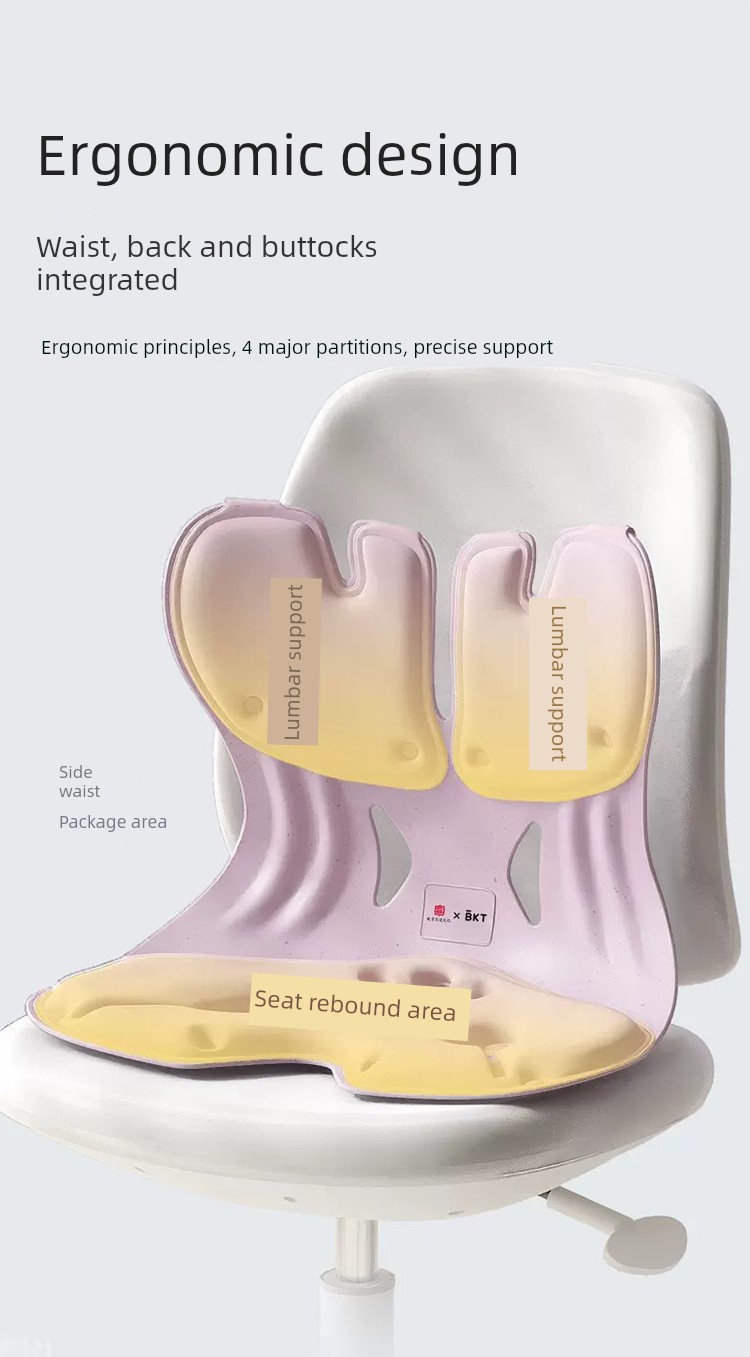 Bkt Waist Support Cushion Practical Gift for Pregnant Women Waist Cushion Backrest Cushion Waist Support Chair Nursing Pillow Support — 4