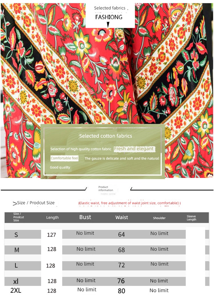 Thailand Yunnan Lijiang Maxi dress ethnic style Travel