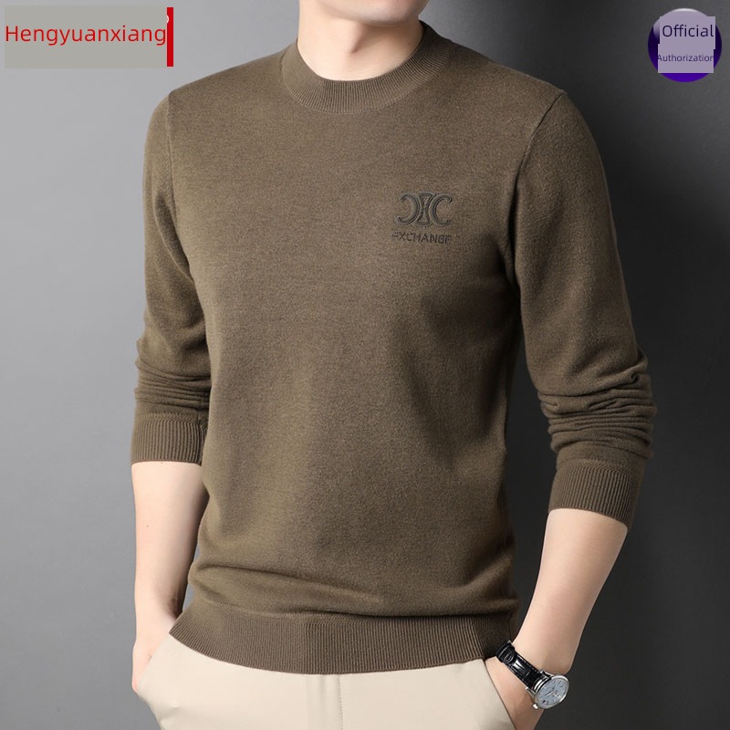 hyz  Half high collar Cashmere Condom man sweater