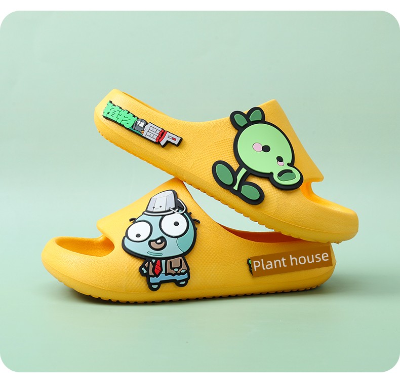 Children's Slippers for Boys, New Summer Style, Indoor Home Non-Slip Soft-Soled Slippers for Girls, Kids' Bathroom Bath Slippers for Boys — 11