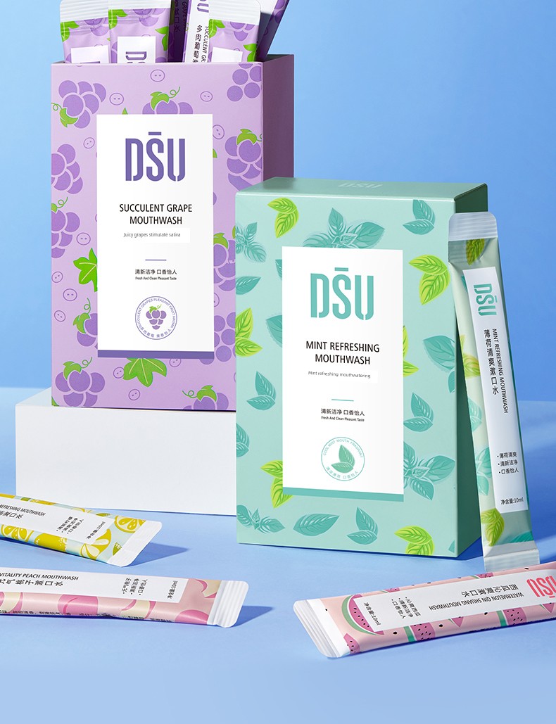 【Buy 3 Items, the 3Rd Item】Refreshing Mint Fruit Mouthwash Lemon for Fresh Breath and Clean Breath 12 — 18