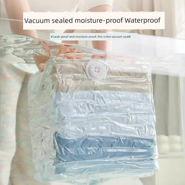 Vacuum compression bag without pumping clothes storage bag thickened clothes quilt quilt luggage special sealed travel bag
