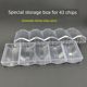 43mm chip coin special chip rack box with lid transparent chip rack storage box round coins chip rack prop plate