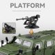 Dongfeng Mengshi car model simulation alloy military vehicle combat vehicle off-road vehicle model ornament boy toy car small car