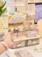 Desktop hole board storage box desk stationery organizing artifact storage rack pen holder office study table storage rack