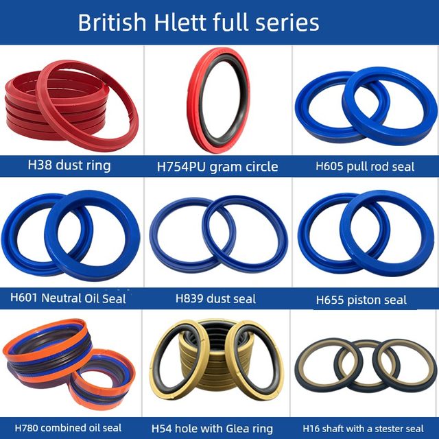 Imported Hellet KDAS combined oil seal hydraulic cylinder Ste HALLITE piston rod dustproof O-type sealing ring