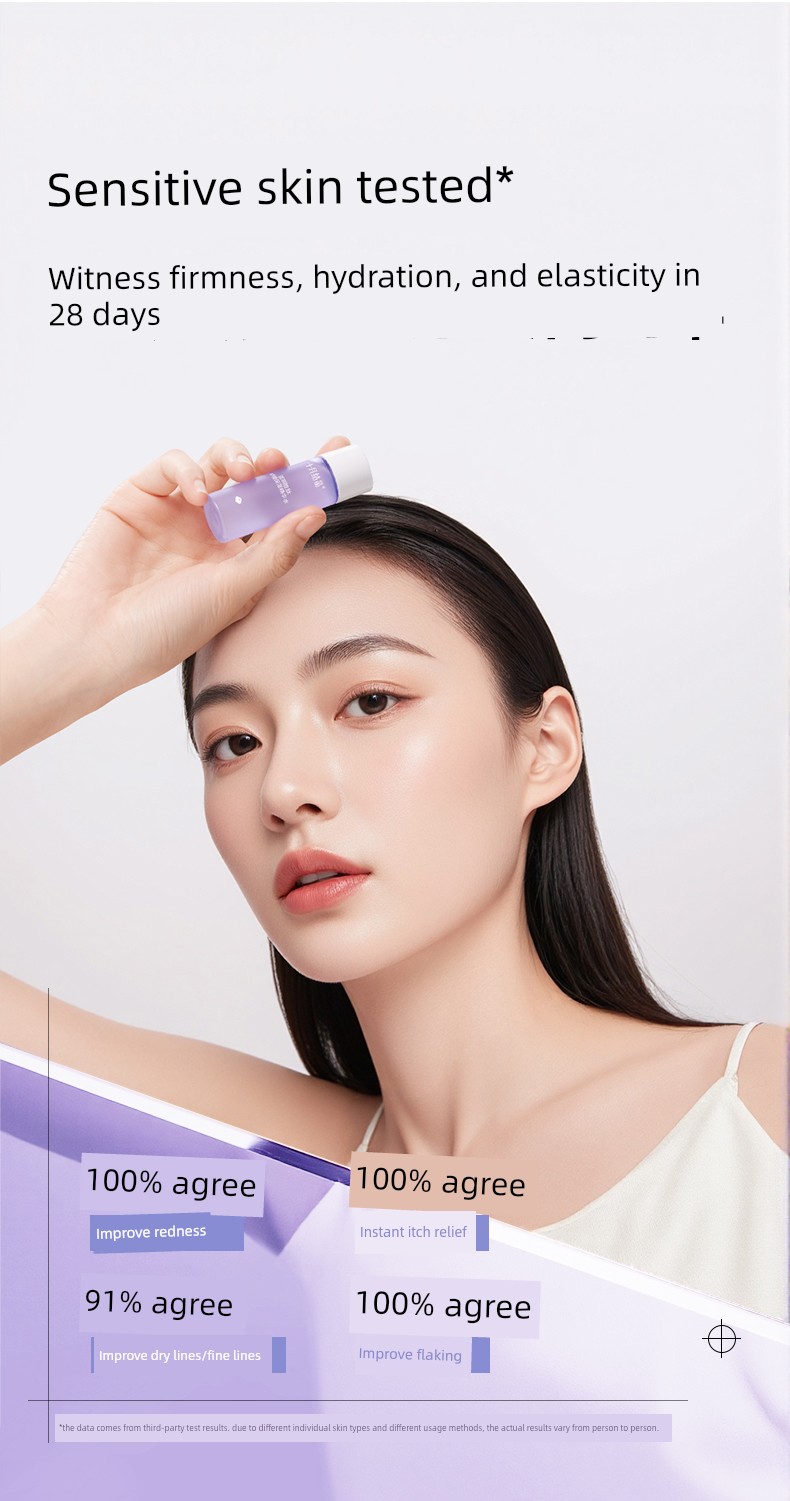 [Tmall U First] October Crystal Double Blue Series Hydrating, Soothing, and Stabilizing 15ml Water + 15g Cream — 5