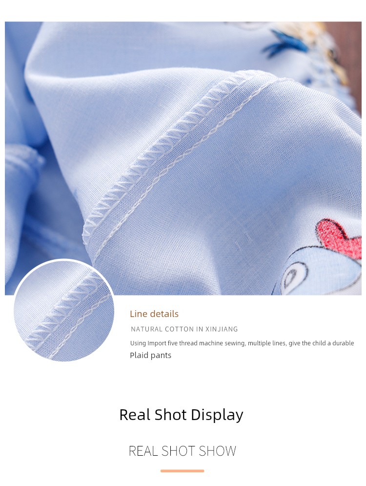 Thin Floral Artificial Cotton Baby Bloomers for Boys and Girls — 17