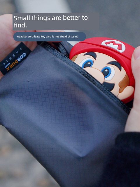Yibian Tiger Travel Portable Certificate Bag Passport Headphone Storage Bag Thin Wallet Card Bag Portable Waterproof Small Bag