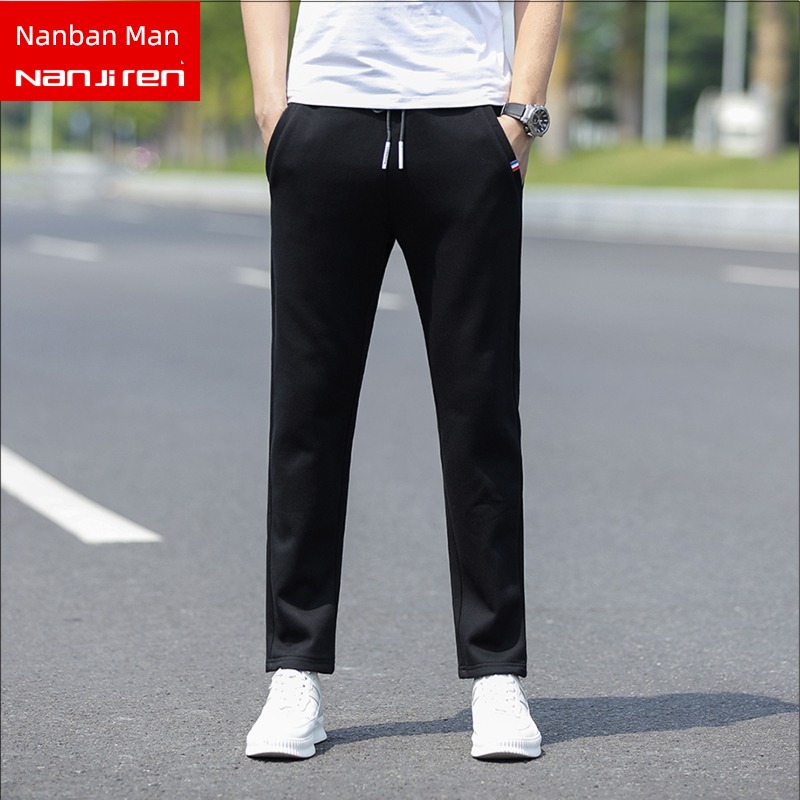 NGGGN Plush thickening Autumn and winter man Casual pants