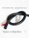 PP flame retardant corrugated pipe threading hose electrician wire sheath pipe wire harness plastic temperature resistant open threaded pipe