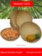 Bamboo weaving dustpan steamed bun storage basket Bamboo products basket Bamboo weaving basket Washing vegetables draining rice basket Fruit basket Small basket