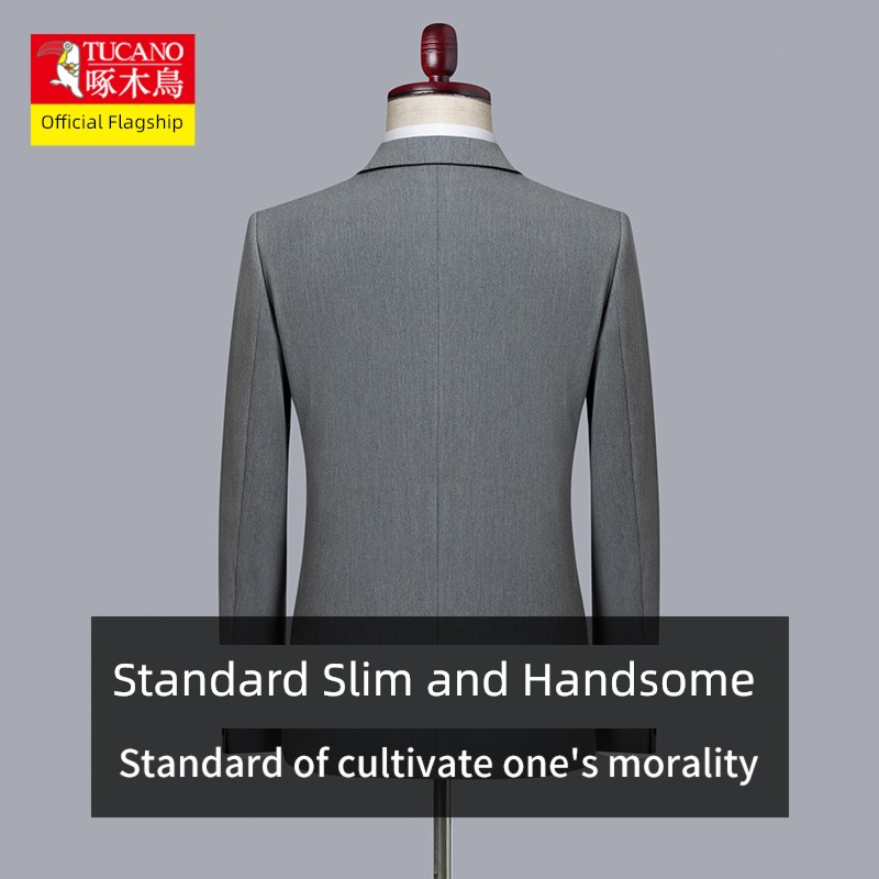 Woodpecker British leisure occupation Self-cultivation man 's suit suit
