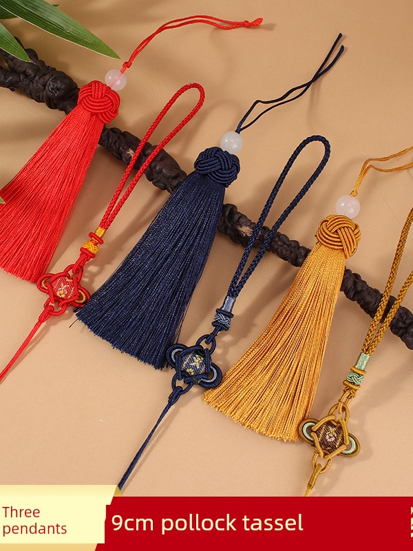 Chinese Knot Tassel Ornament Accessory Handmade DIY Sachet Gourd High-End Lantern Tassel Hanging String