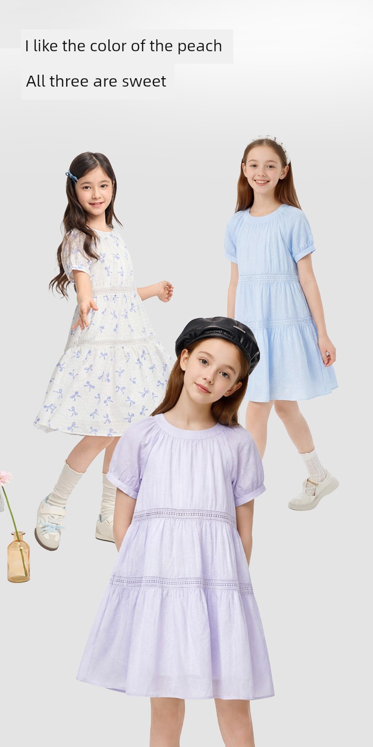 [Same Style in Shopping Malls] Balabala Kidsren's Clothing Girls' Skirts Kidsren's Dresses 2026 New Summer Princess Dresses — 8