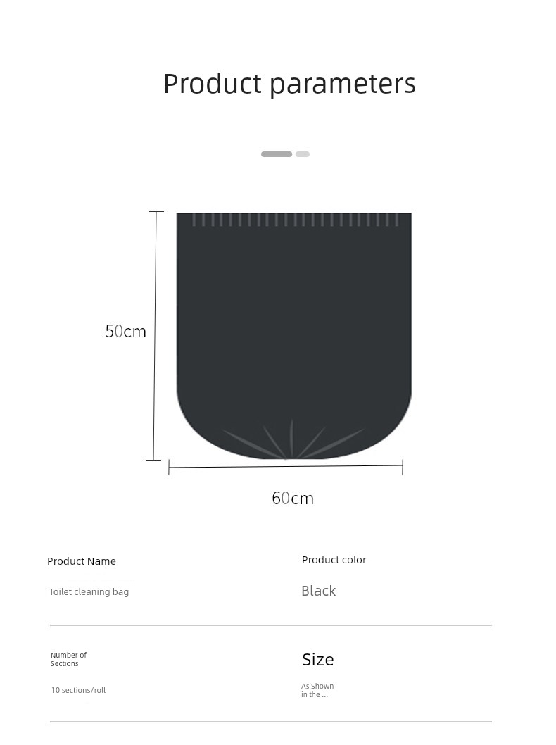 Extra Large Thickened Elderly Toilet Clean Bag Movable Elderly Maternity Toilet Indoor Special Garbage Bag — 6
