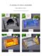 KTV wireless microphone stand crystal transparent acrylic microphone multi-function storage box desktop desktop simple