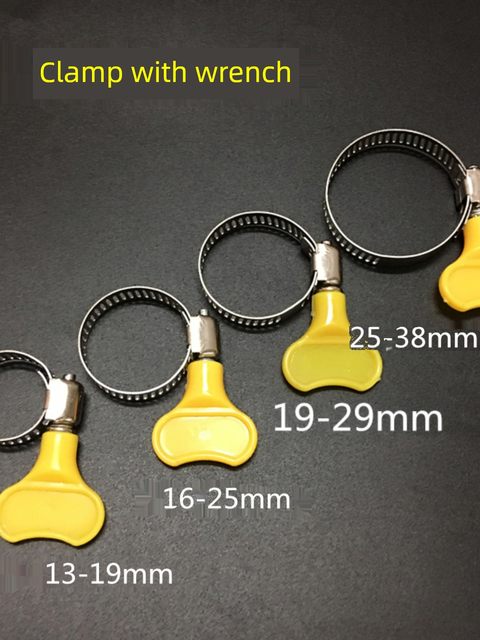 100 whole bags of American buckles, liquefied gas hose clamps, gas water pipe tightening stainless steel throat clamps