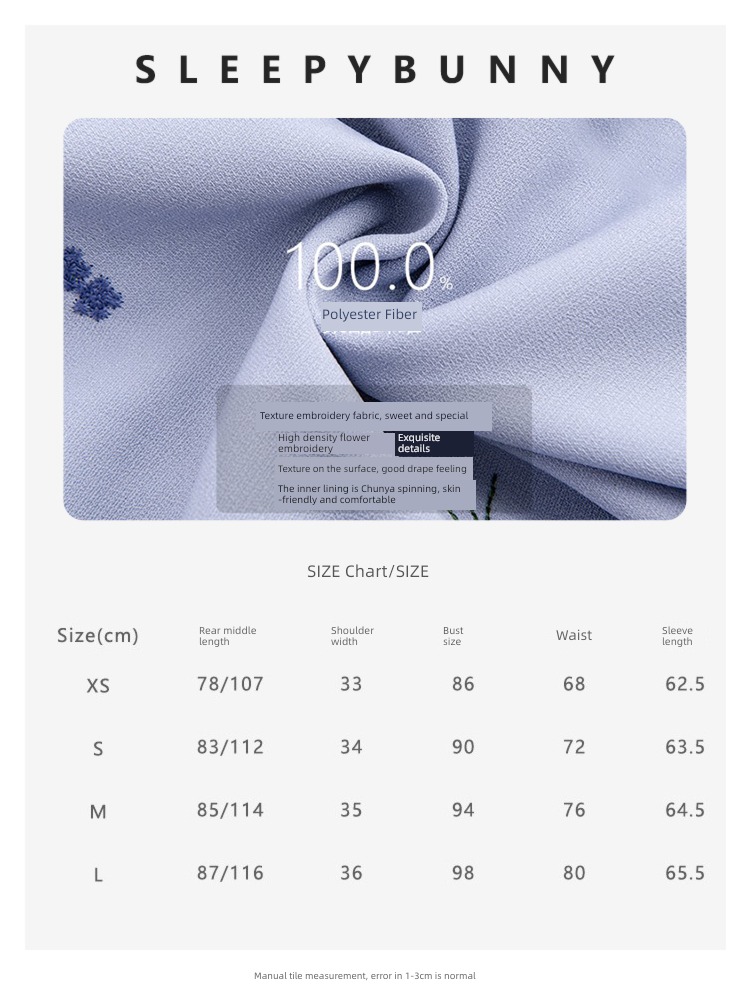 Sleepy rabbit   Broken flower Dress female 2023 spring Retro Close your waist Show thin temperament little chap V-neck High waist longuette