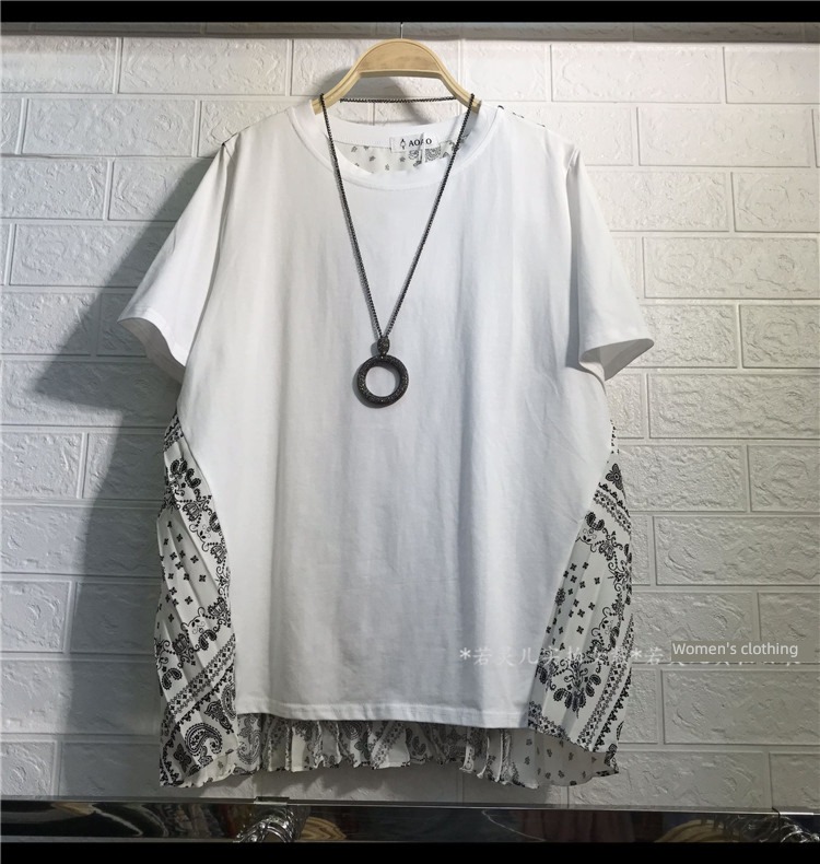 Women's wear printing Short sleeve leisure time Show thin jacket summer wear