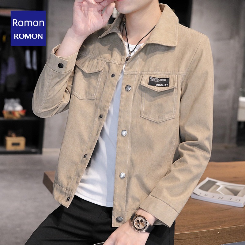 Autumn and winter trend handsome Anti wrinkle work clothes Jacket loose coat