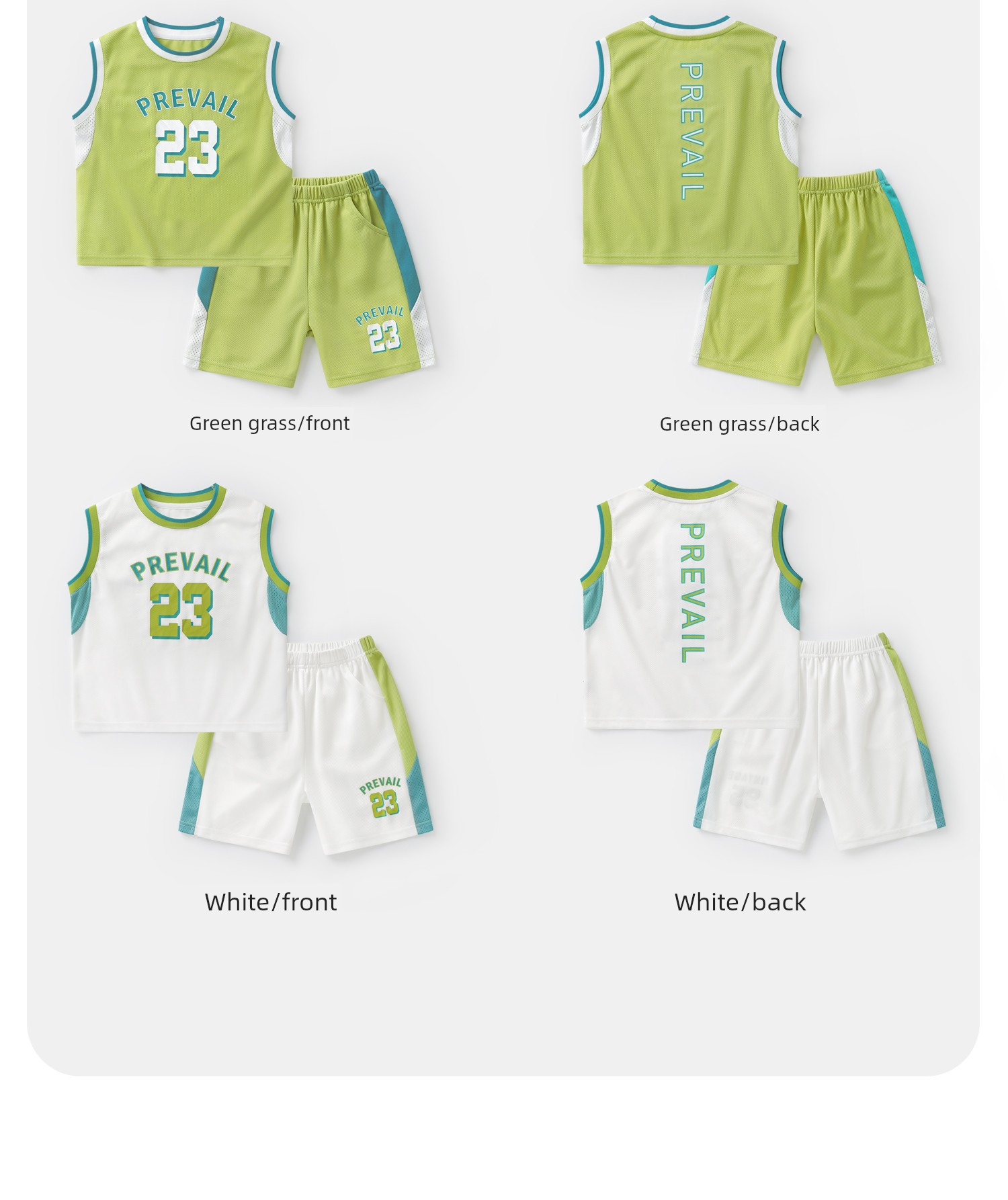 European Boys' Summer Sports Suit Vest Shorts Children's Summer Clothing Cool Quick-Dry Two-Piece Set New Children's Clothing — 20