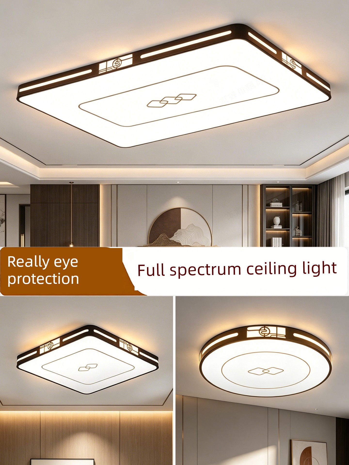 Main Living Room Lamp Led Smart Ceiling Light, Stylish Home Lighting, 2026 New Model for Bedroom, Dining Room, and Hall Lighting Package