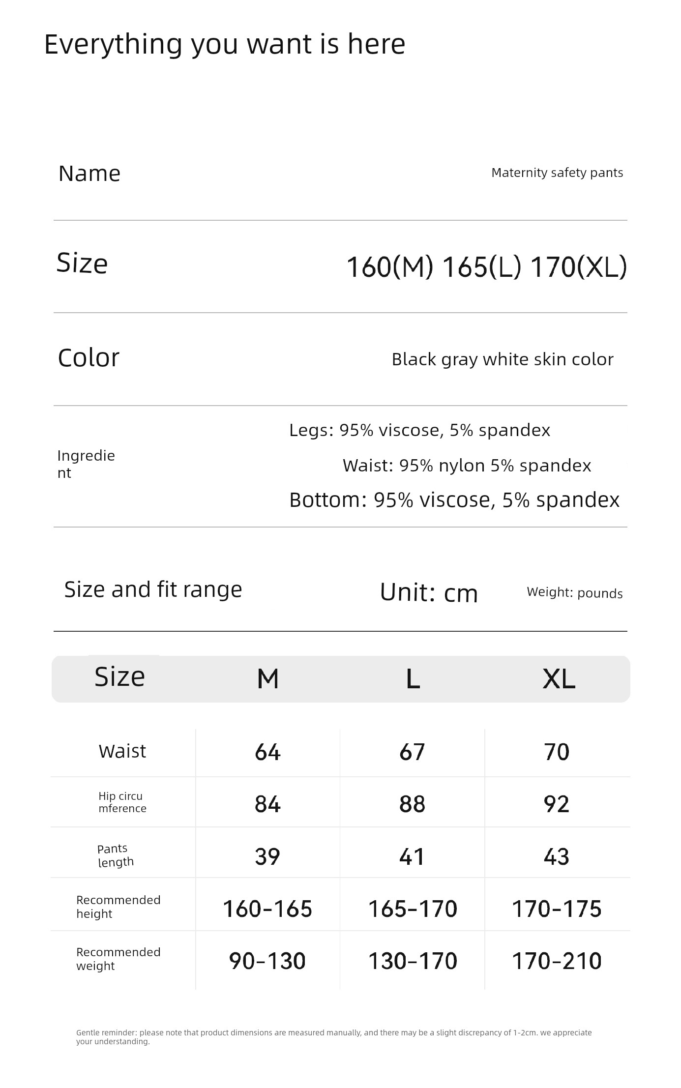 Yeehoo Maternity Safety Shorts Summer Thin Leggings 26 New High-Waisted Belly Support Seamless Anti-Exposure Three-Quarter Leggings — 13