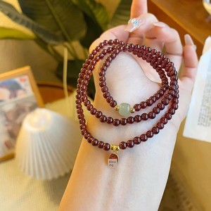 Outlet Store Clearance Sale, New Chinese-Style Garnet Multi-Layer Stacked Bracelet for Attracting Wealth and Good Fortun