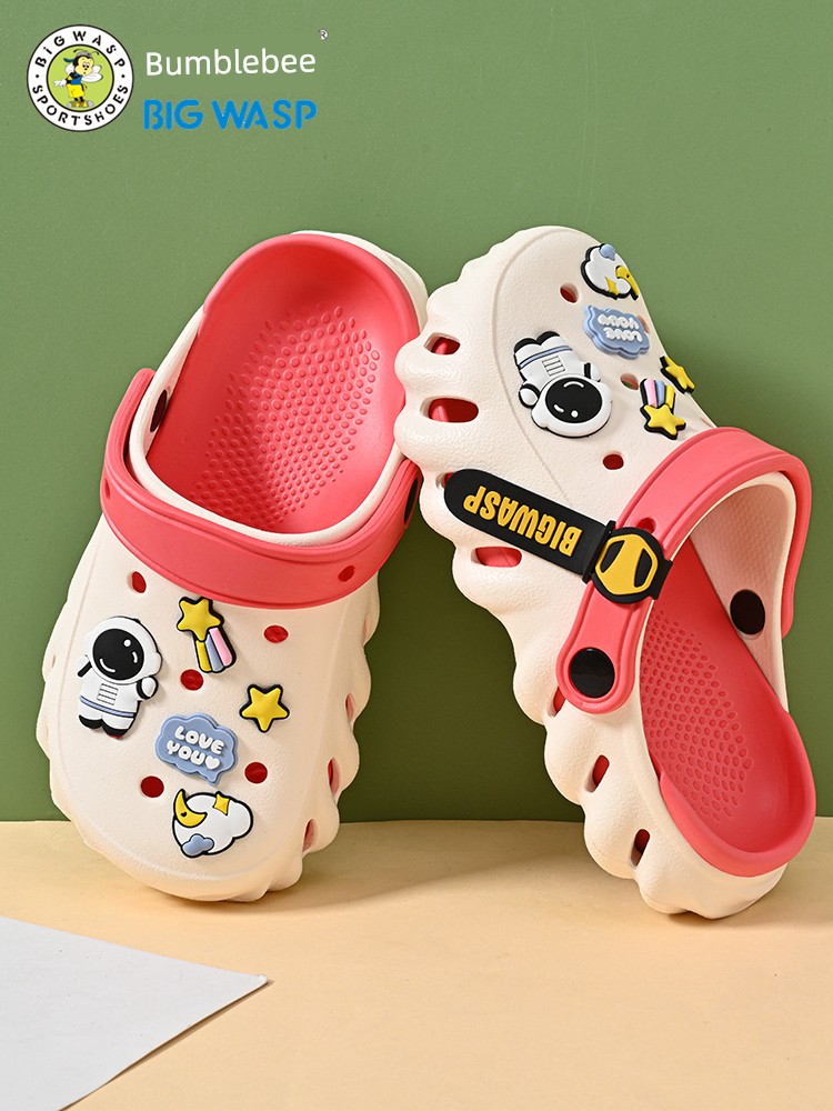 Bumblebee Boy Sandals Summer Children's Hole Shoes — 5