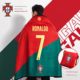 Official products of the Portuguese national team丨C Ronaldo's number blanket World Cup warm home blanket storage bath towel