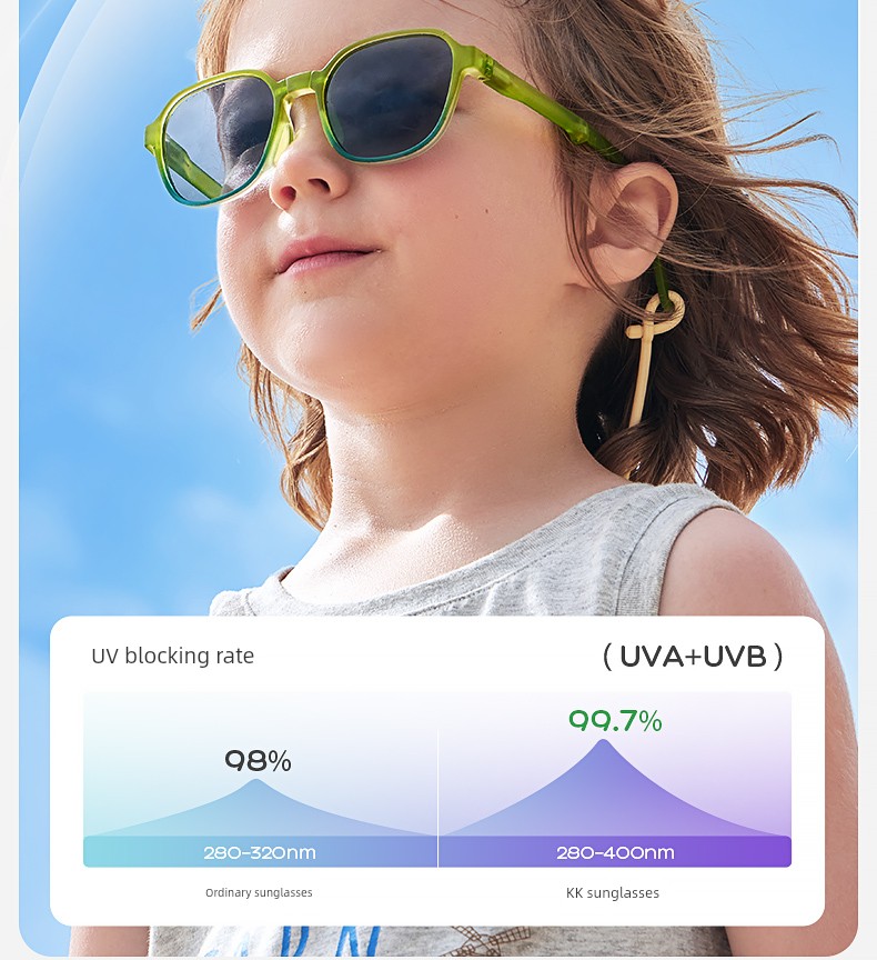 Foldable Sunscreen for Boys Baby Girl Polarized Sunglasses — 7