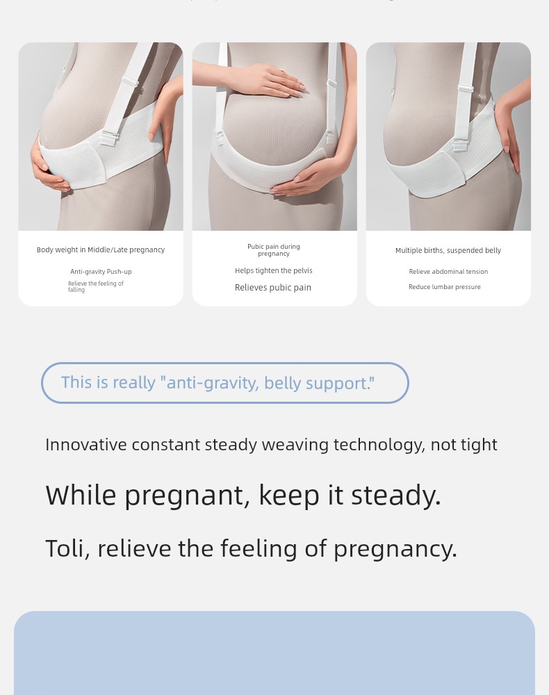 October Crystalline Late Pregnancy Multi-Functional Minimalist Abdominal Belt — 6