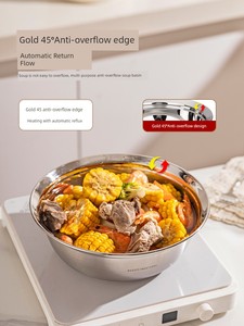 316 Food Grade Baking and Noodle Salad Stainless Steel Bowl