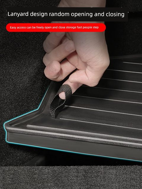 Suitable for Tesla's new version of Model 3/Y trunk storage box side edge storage bucket modification accessories