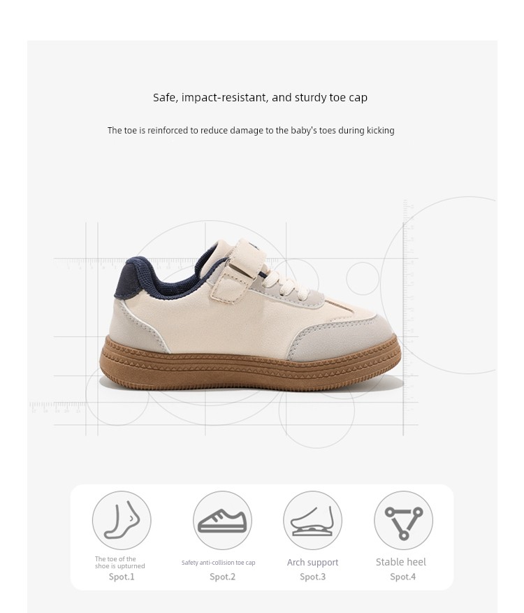 Abckids Boys' Shoes 2026 Autumn New Sneakers Children's Casual Sports Shoes German Training Shoes for Young Boys and Girls — 3