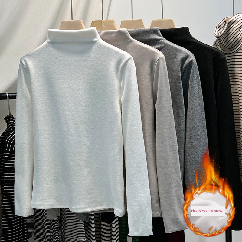 Autumn and winter Derong Long sleeve easy thickening Lay a foundation T-shirt
